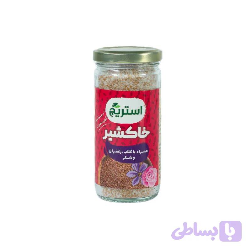 پودر نوشیدنی خاکشیر و شکر سه طعم استریج یزد – 180 گرم — تصویر 1