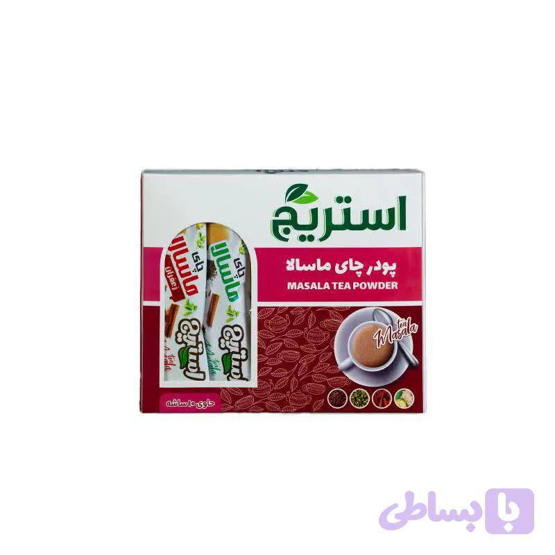 بسته ترکیبی چای ماسالا چهار طعم 200 گرمی استریج — تصویر 1