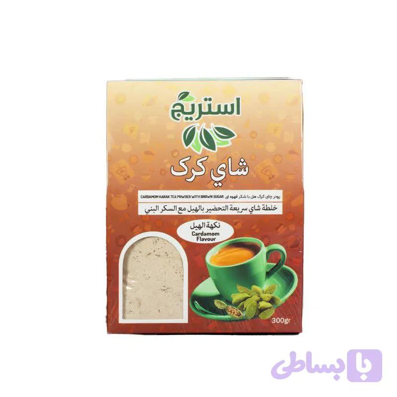 پودر چای کرک هل با شکر قهوه ای 300 گرمی استریج — تصویر 1