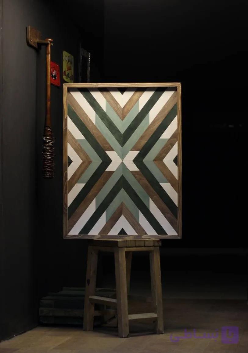 تابلو دکوراتیو طرح جناقی      65 × 85 سانتی‌متر — تصویر 1