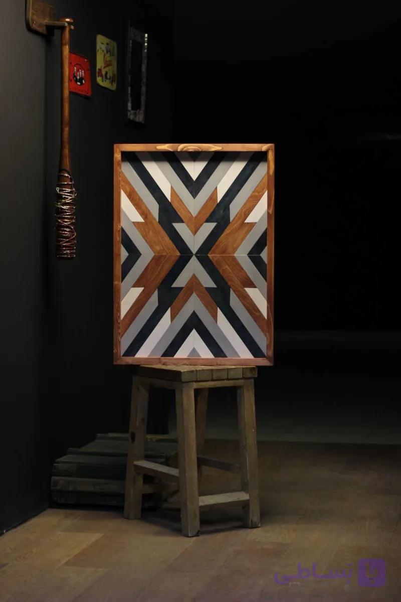 تابلو دکوراتیو طرح جناقی     50 × 70 سانتی‌متر — تصویر 1