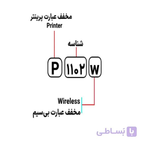 پرینتر لیزری تک کاره مدل HP LaserJet Pro P1102w — تصویر 1