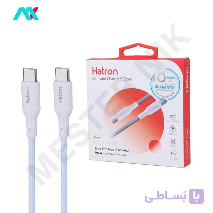 کابل شارژ و دیتا 100 وات هترون مدل HC610HB