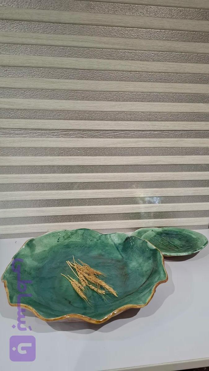 میوه خوری سرامیکی دست ساز زمزدین دالبری