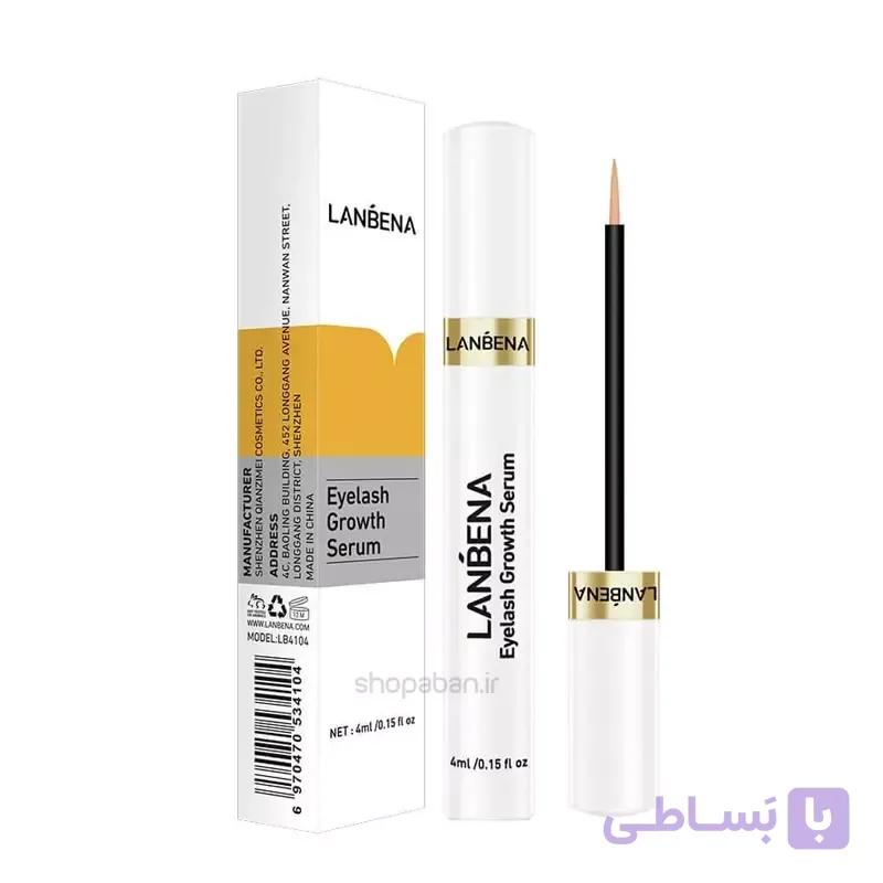 سرم تقویت مژه و ابرو لانبنا حجم 4 میلی لیتر — تصویر 1
