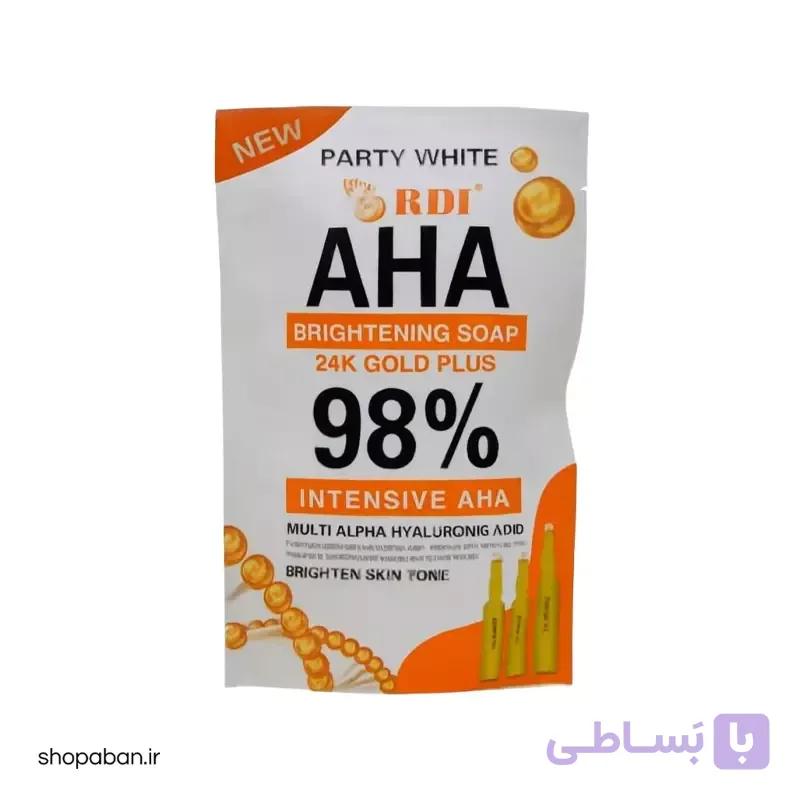 صابون AHA سفید کننده صورت و بدن حجم 100 گرم — تصویر 1