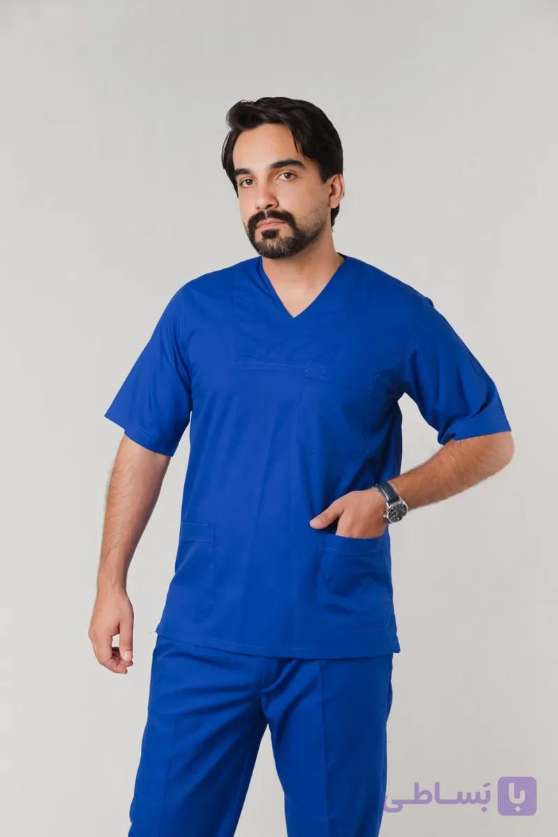 ست اسکراب مردانه یقه چپ و راست بروجرد — تصویر 1
