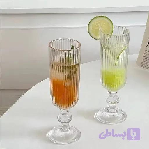 گیلاس خوری دلی گلس مدل کلزیوم کد ۰۰۷۳۰ ست ۶ عددی