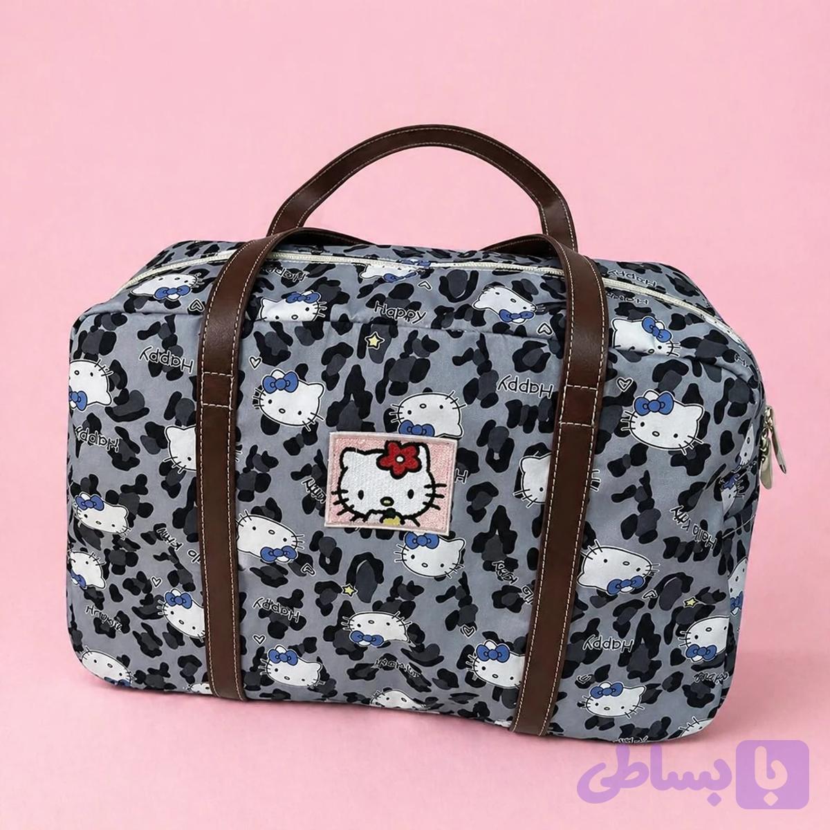 ساک دستی Hello Kitty مدل پلنگی