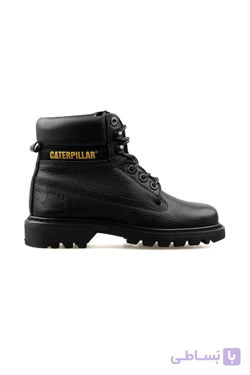 بوت مردانه کاترپیلار چرم اصل مشکی    Caterpillar  ASTM f2413-05  استیل — تصویر 1