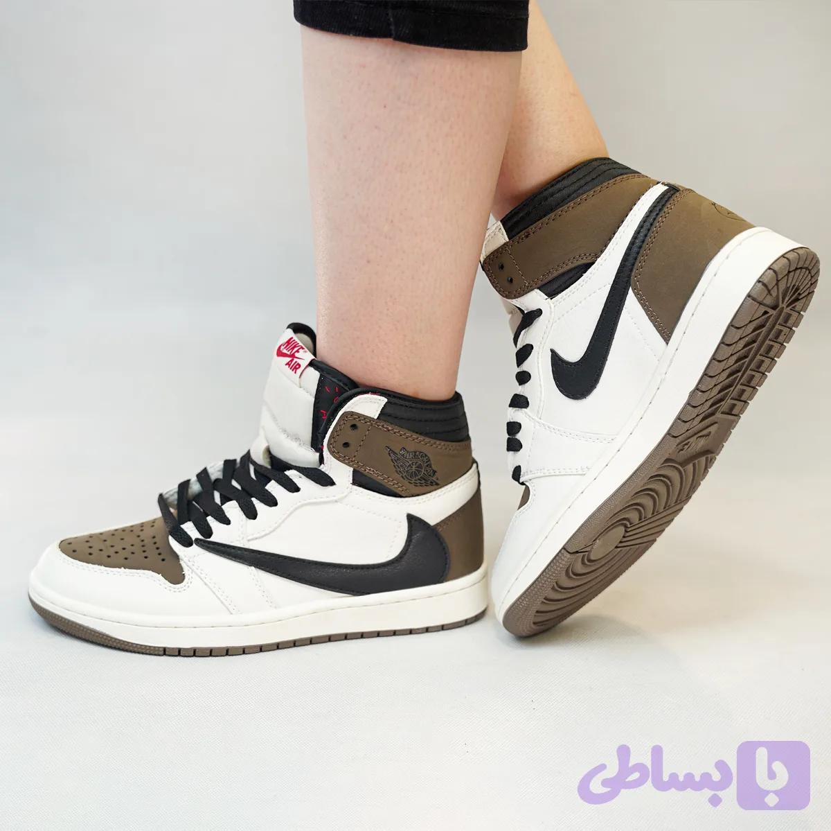 کتونی نایک ایرجردن ۱ تراویس | Nike AirJordan 1 Travis — تصویر 1