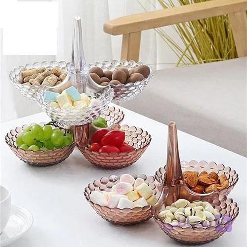 ظرف آجیل خوری سه کاسه