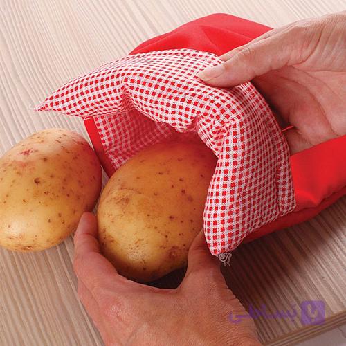 کیسه پخت سیب‌زمینی در مایکروویو — تصویر 1