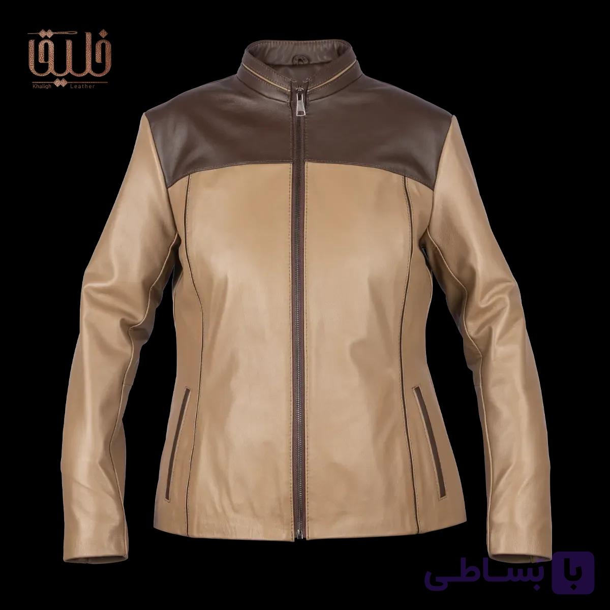 کت چرم زنانه مدل M61 — تصویر 1