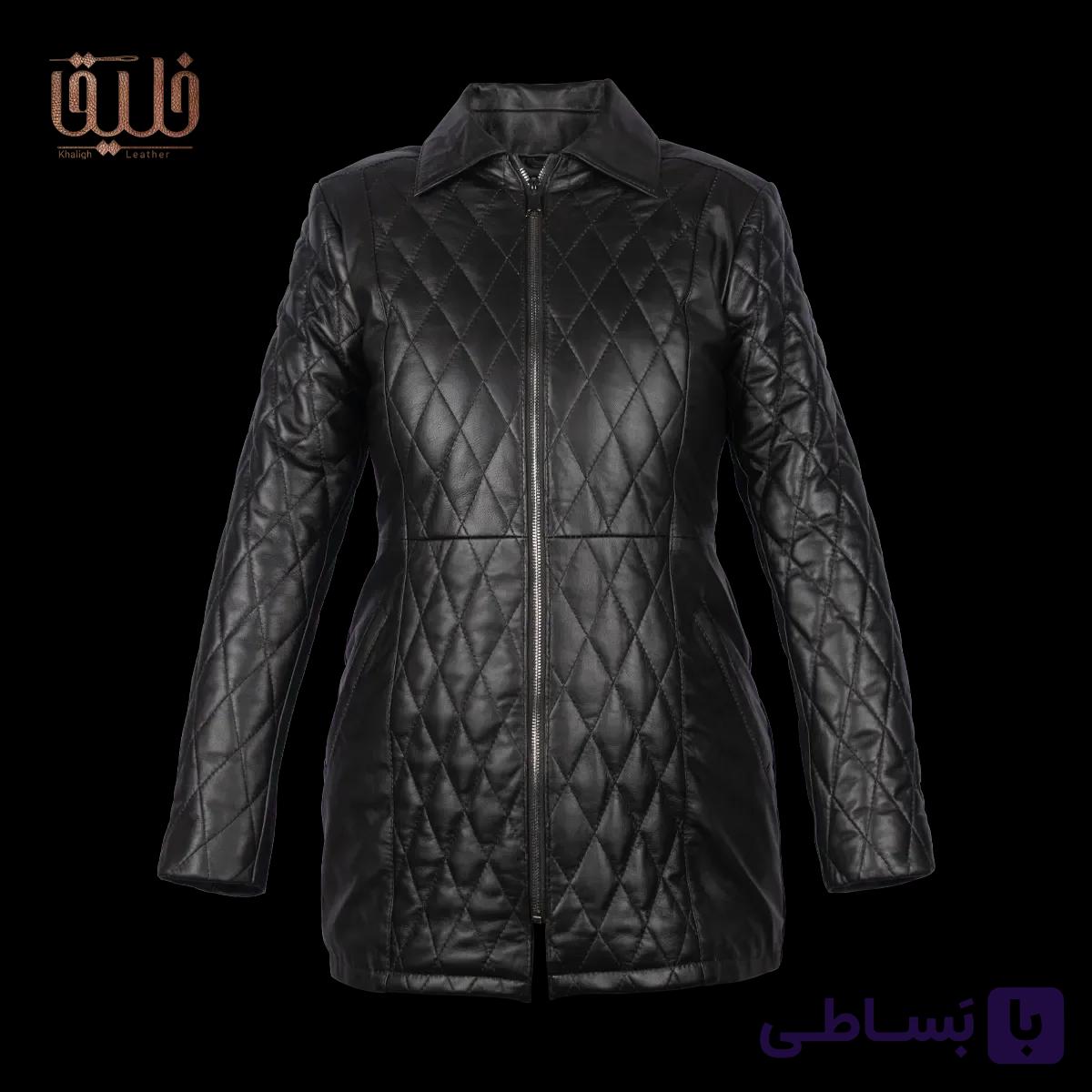 کت چرم زنانه مدل M64 — تصویر 1