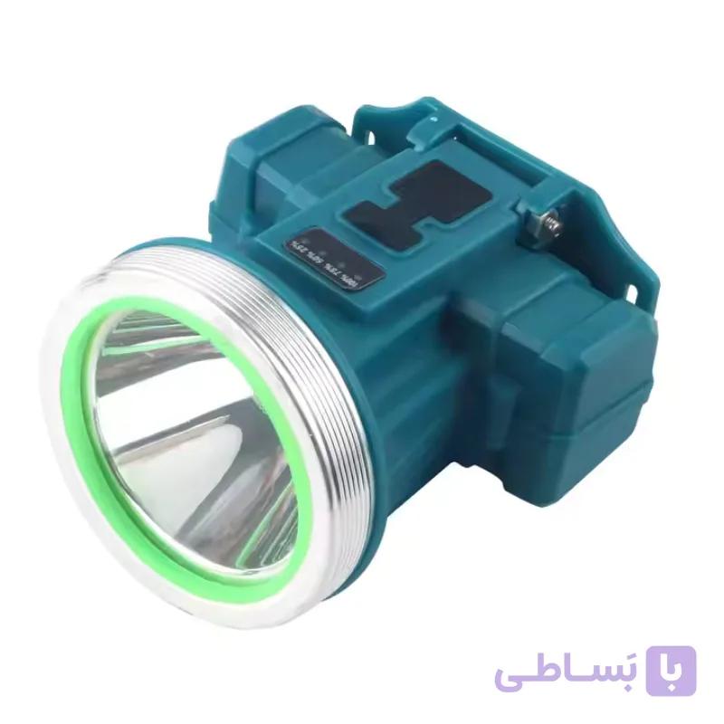 هدلامپ مدل JX-5212دارای پنل خورشیدی با توان 80W — تصویر 1