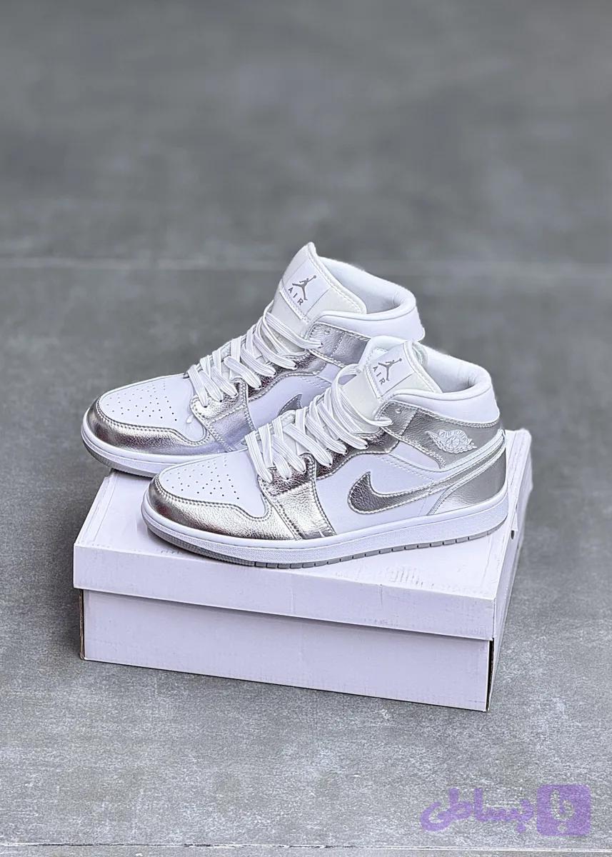 نایک جردن ساقدار سفید | NIKE JORDAN 1 HIGE WHITE — تصویر 1