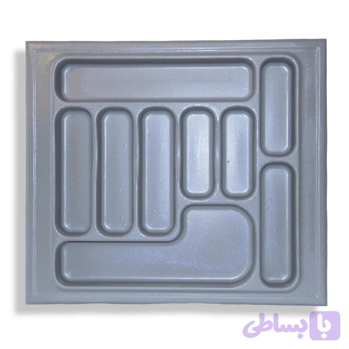 تفکیک کننده جای قاشق و چنگال ABS - 56x49 طوسی