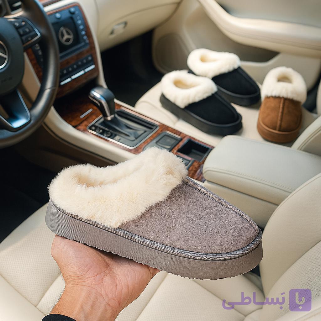 کفش آگ بدون ساق داخل خز زنانه