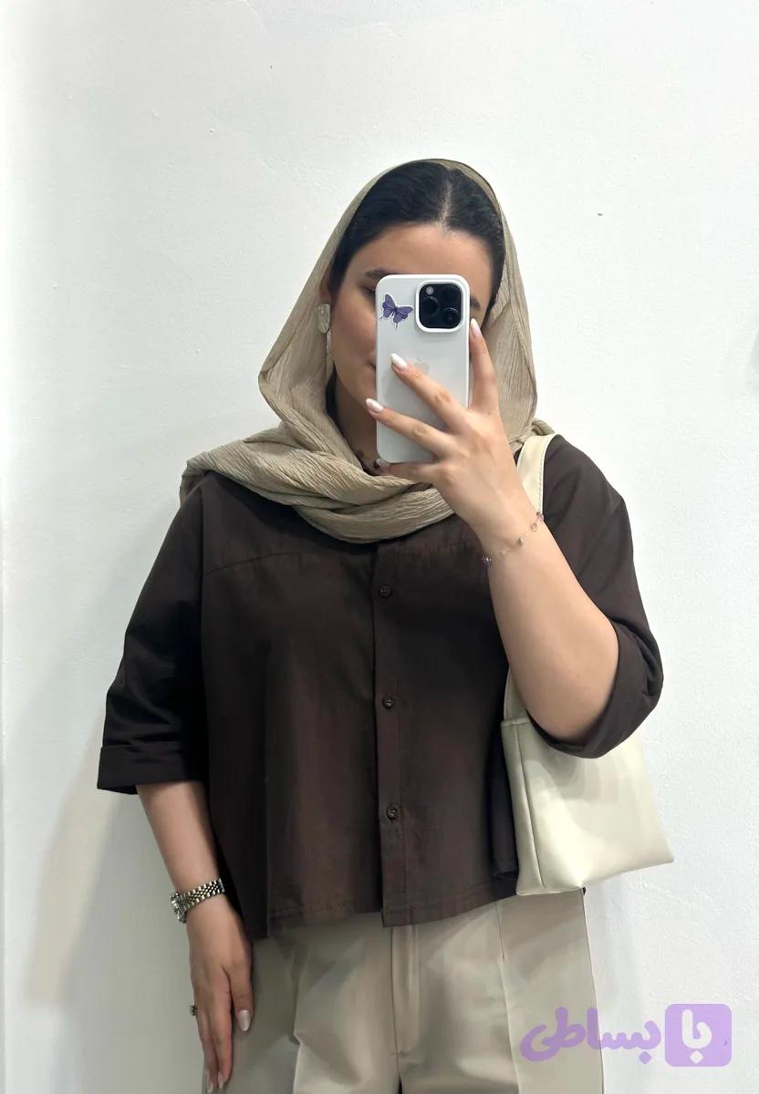 شومیز باکسی اسلپ زنانه