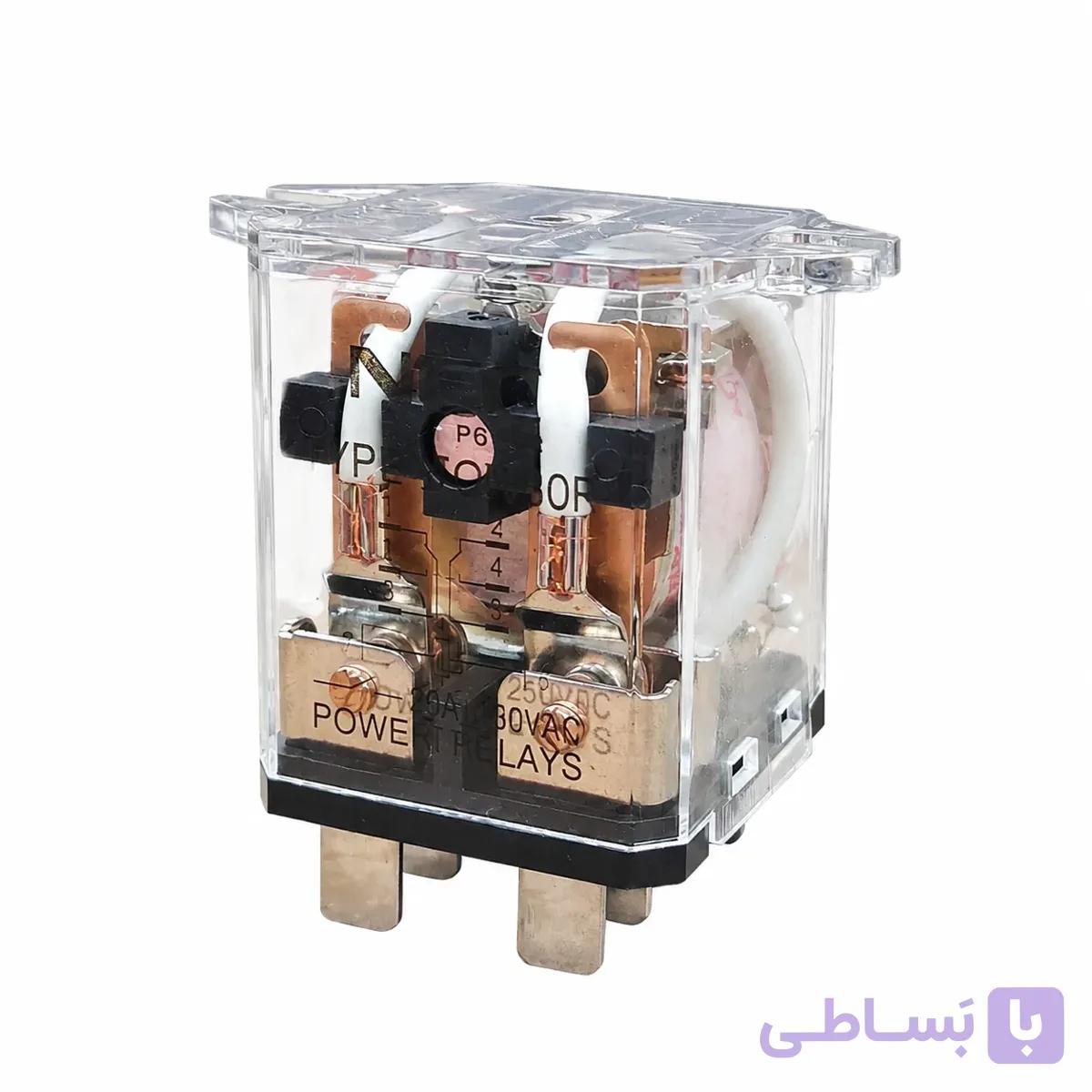 رله ان ای سی 8 پایه 220 ولت مدل NEC GQX-30F — تصویر 1