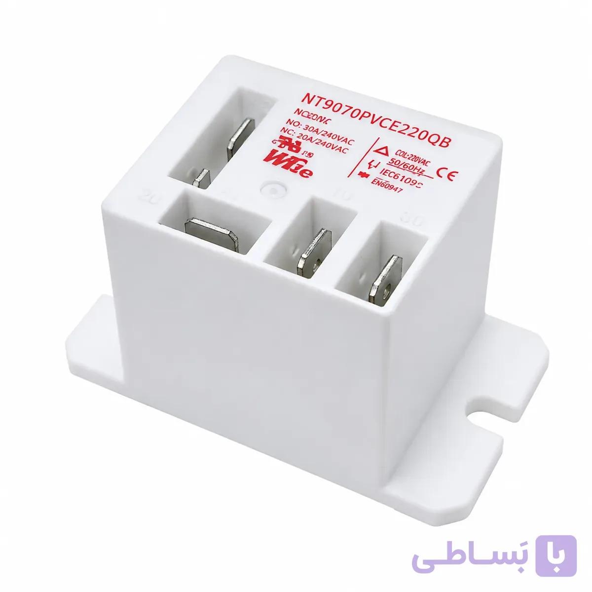 رله کولری فیش خور 220 ولت مدل NT90TPNCE220CB — تصویر 1