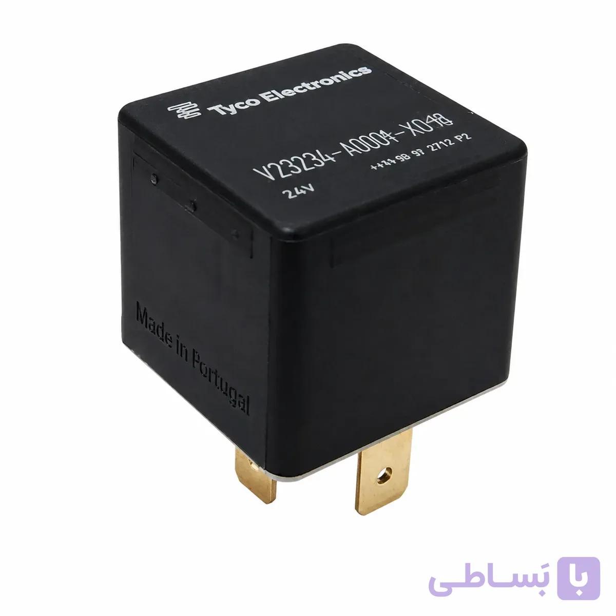 رله پنج فیش افتامات اصلی  تایکو 24 ولت DC مدل Tyco V23234-A0004-X048 — تصویر 1