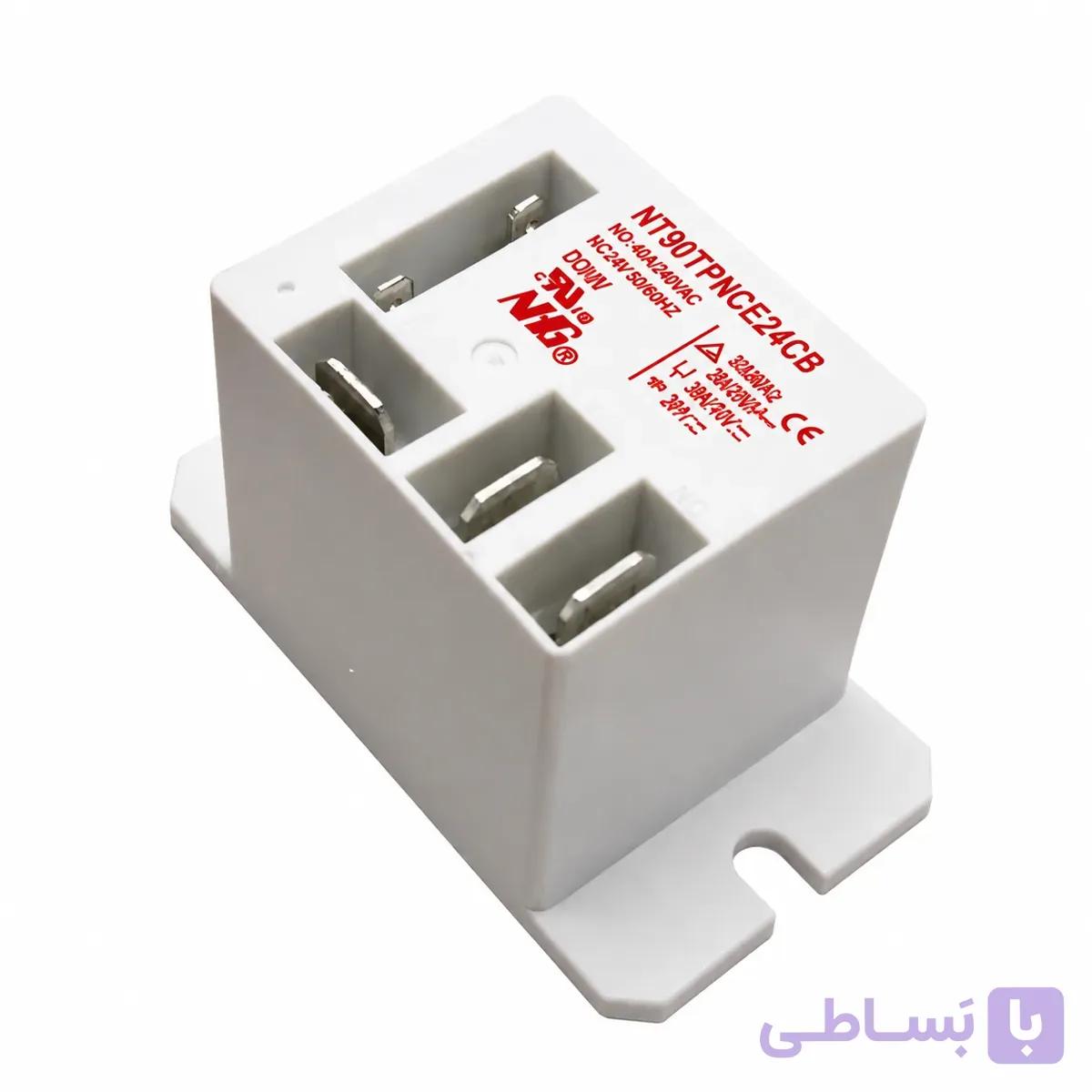 رله کولری فیش خور 24 ولت DC مدل NT90TPNCE24CB — تصویر 1