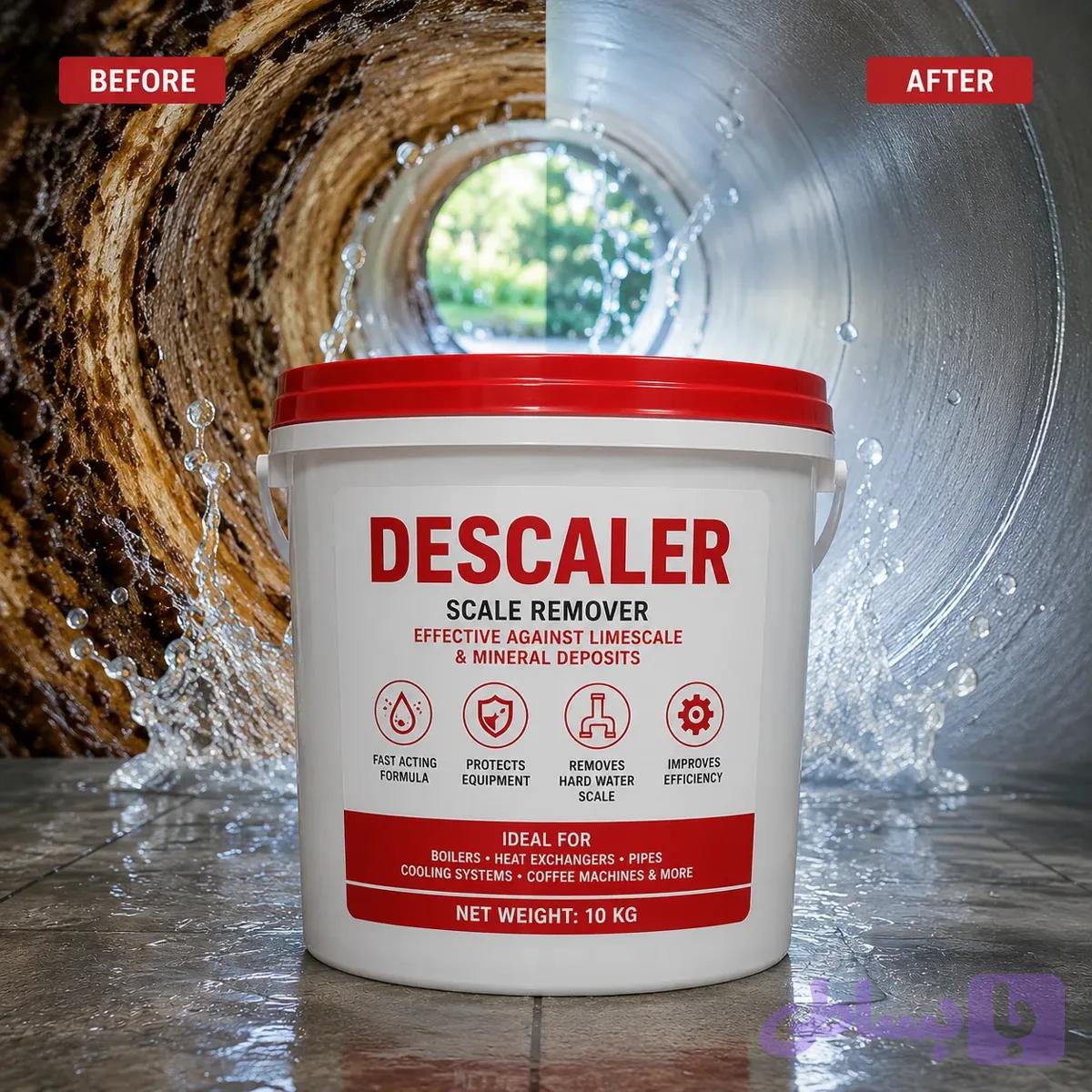رسوب‌زدا صنعتی (Descaler)؛ جرم‌گیر مبدل‌های حرارتی و تجهیزات تأسیساتی