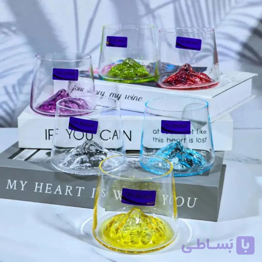 نیم لیوان کوه یخ Deli glass