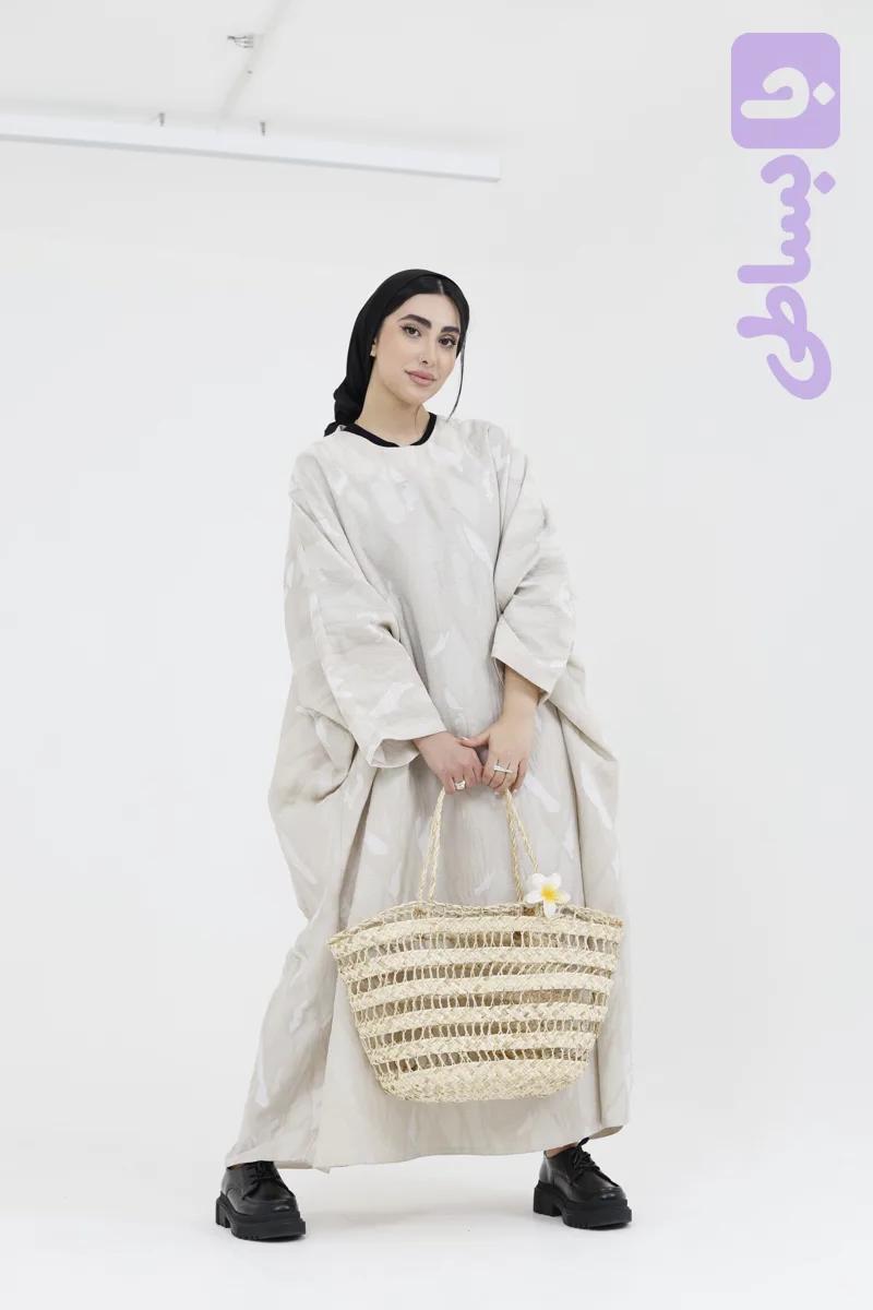 کفتان زنانه جلو بسته سایز کرم
