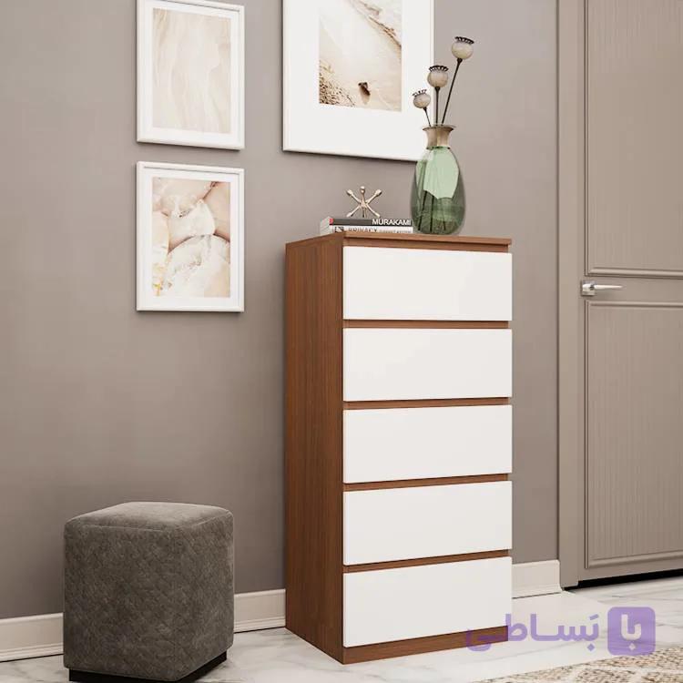 دراور ۵ کشو MDF آنیلای مدل D101