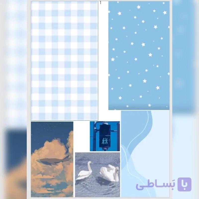 پک تم ساز کاغذ اسکرپ بوک به صورت برش خورده (پک شماره 3)