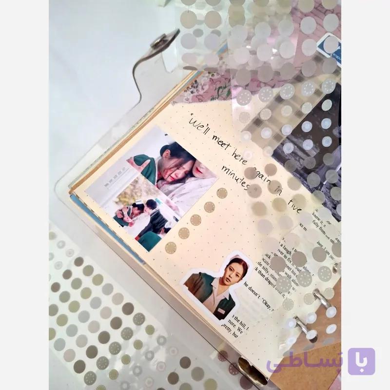 استیکر طرح دایره وارداتی از چین برچسب فوق العاده جذاب برای اسکرپ بوک و بولت ژورنال