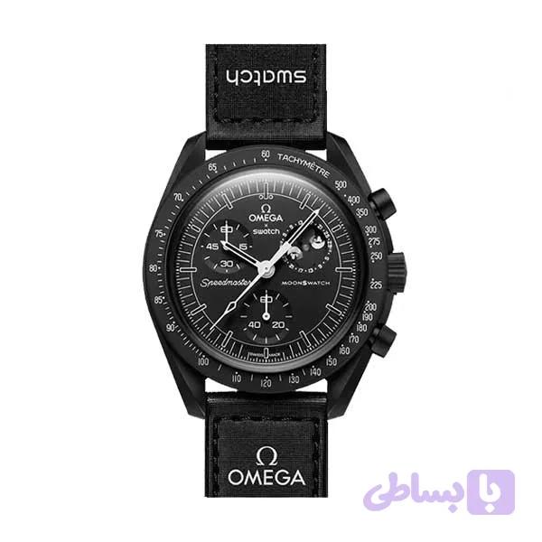 ساعت مچی swatchمدل MISSION TO THE MOONPHASE – NEW MOON SO33B700 — تصویر 1