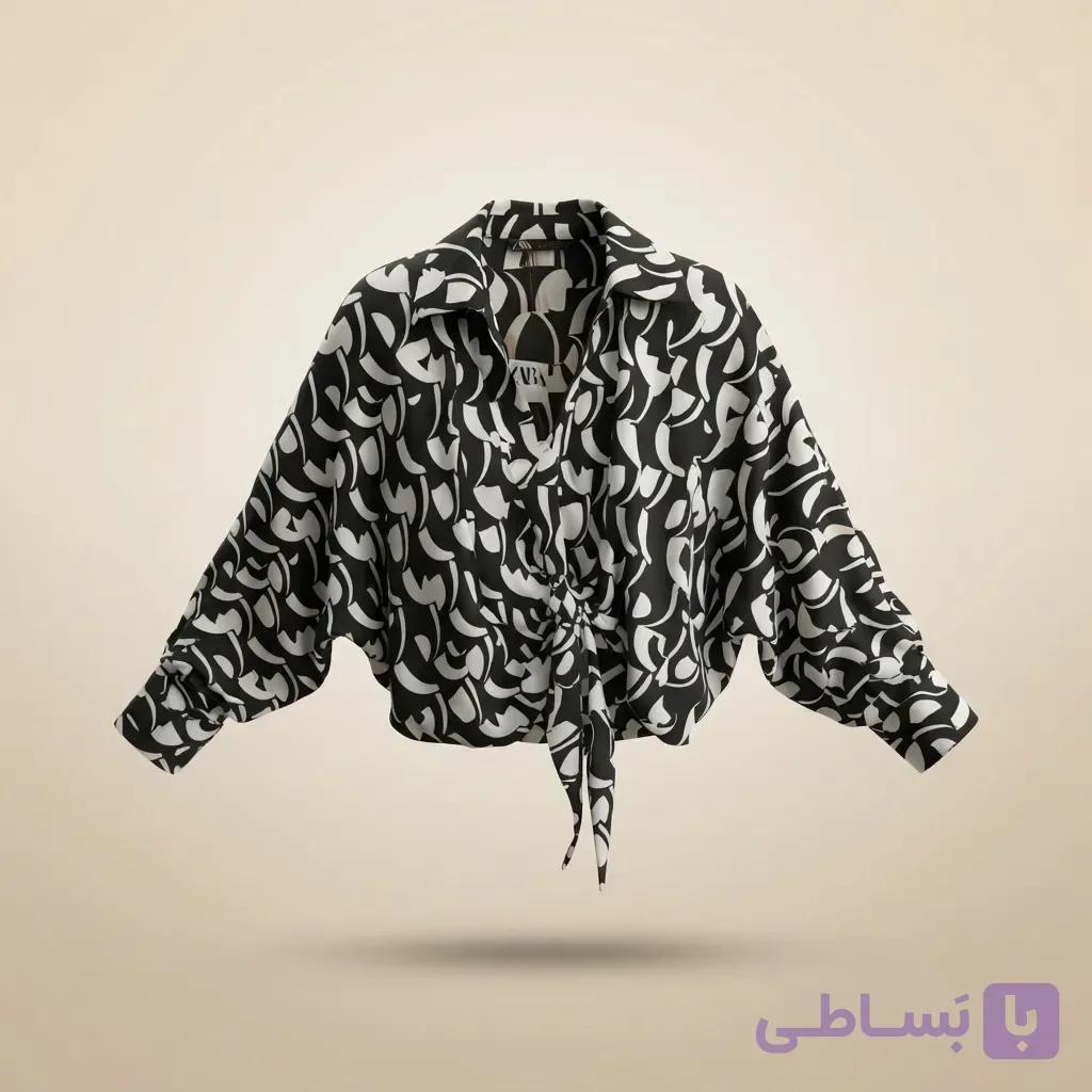 شومیز گره‌ ای آیسا — تصویر 1
