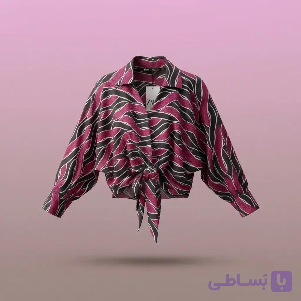 شومیز گره ای رونیکا — تصویر 1