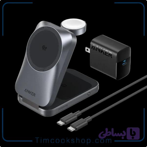 شارژر وایرلس انکر مدل B25N1 ظرفیت ۲۵ وات — تصویر 1
