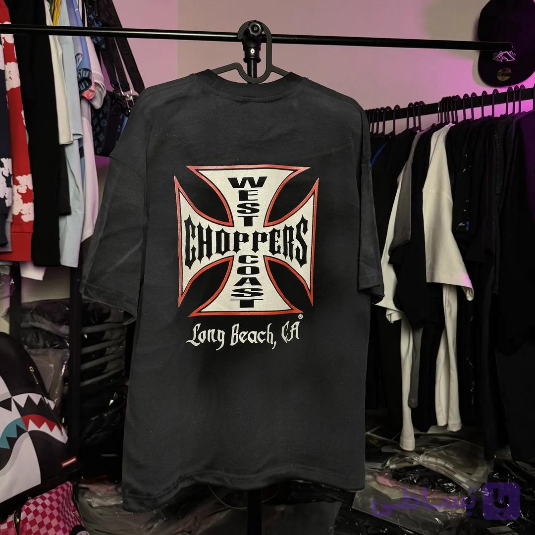تیشرت choppers west coast – مشکی — تصویر 1