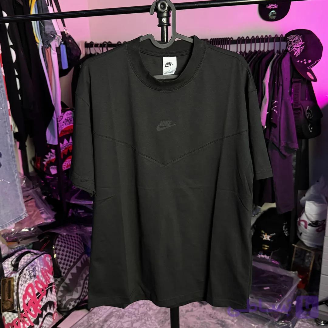 تیشرت نایکی تکفلیس مشکی – مسترکوالیتی Nike techfleece — تصویر 1