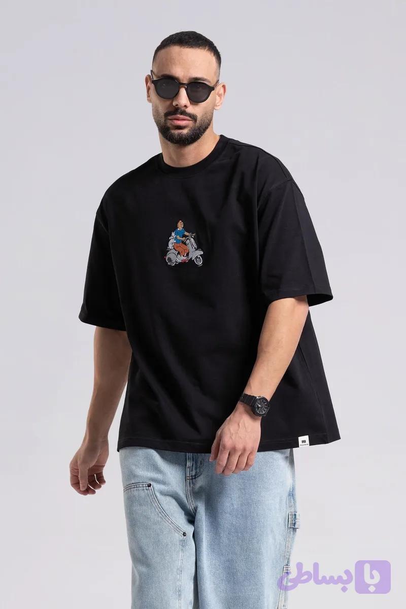 تیشرت مردانهPULL&BEAR اورجینال قواره باکسی