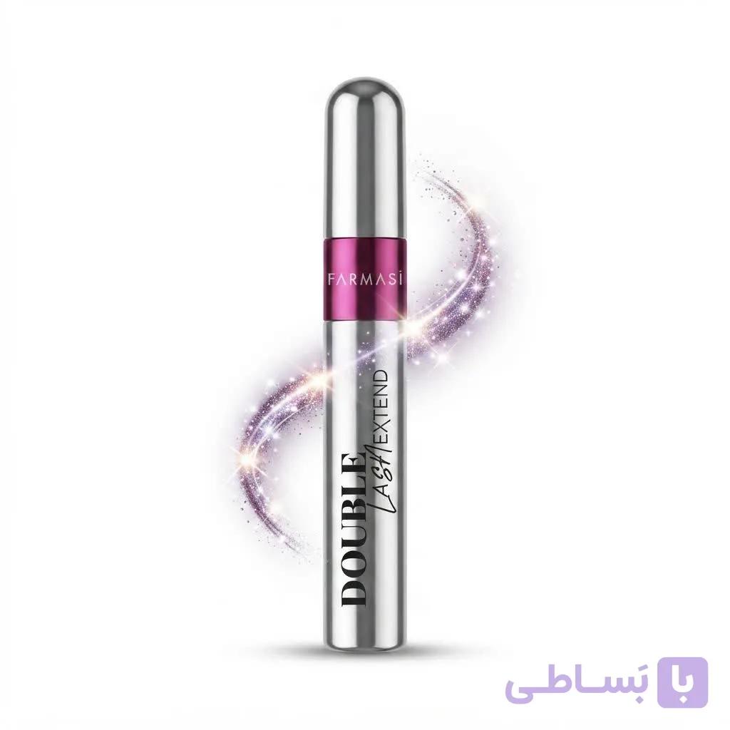 ریمل حجم‌دهنده و بلندکننده  مژه مدل  double  lash extend  فارما  حجم 6 گرم