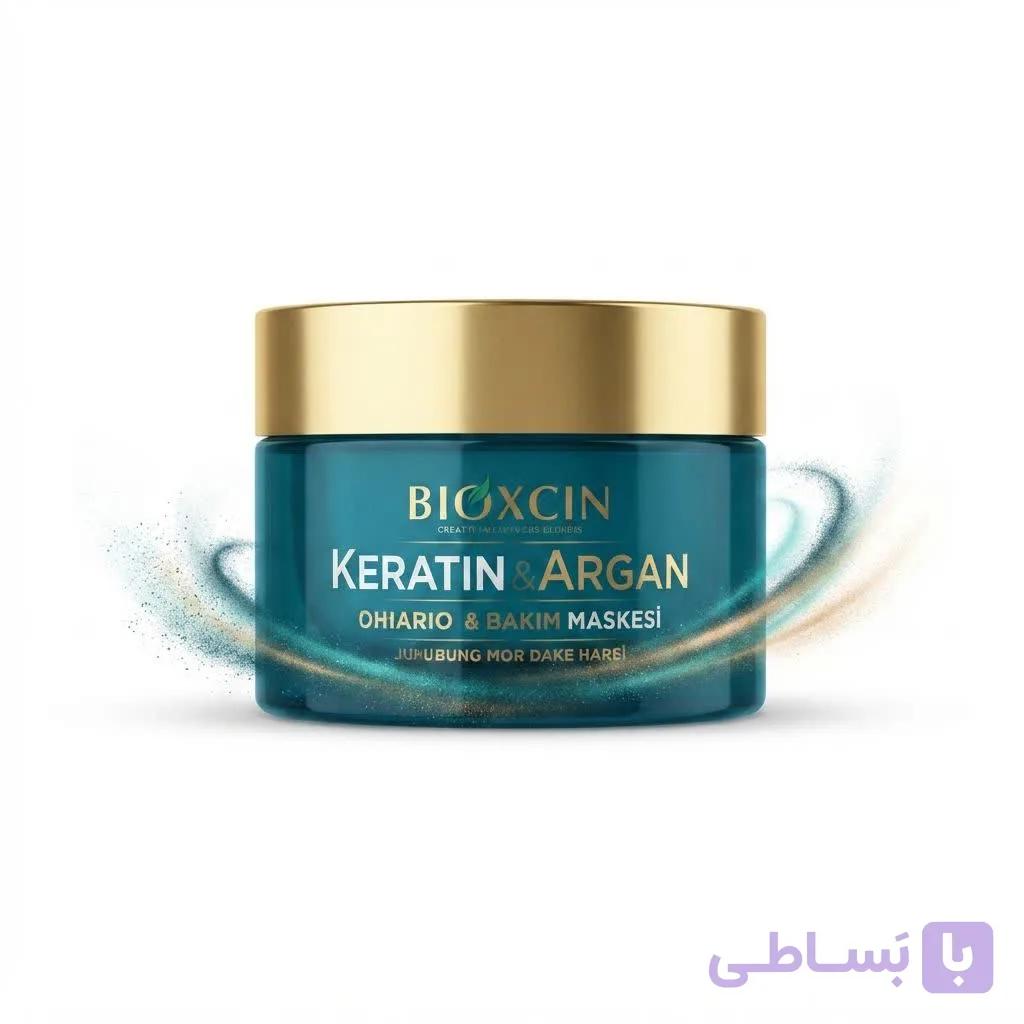 ماسک مو کراتین و آرگان ترمیم و بوتاکس موی آسیب‌دیده بیوکسین ۲۲۵ میل