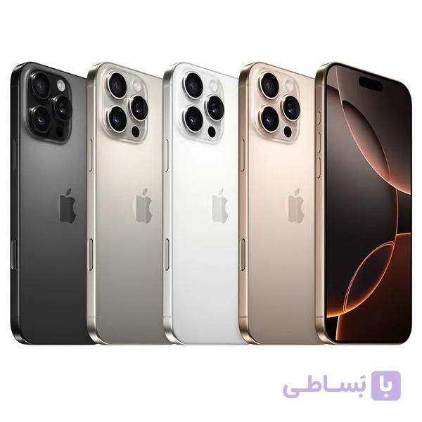 گوشی اپل دو سیم iPhone 16 Pro (Not Active) | حافظه 512 گیگابایت ZA گارانتی 18 ماهه تعویض + رجیستری