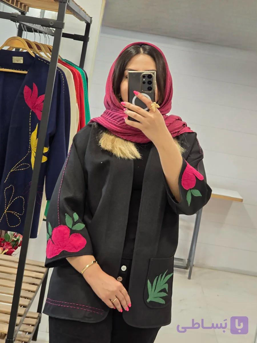 کت  کرپ چهار فصل ،استایل مجلسی و روزمره مدل ۶۹۴