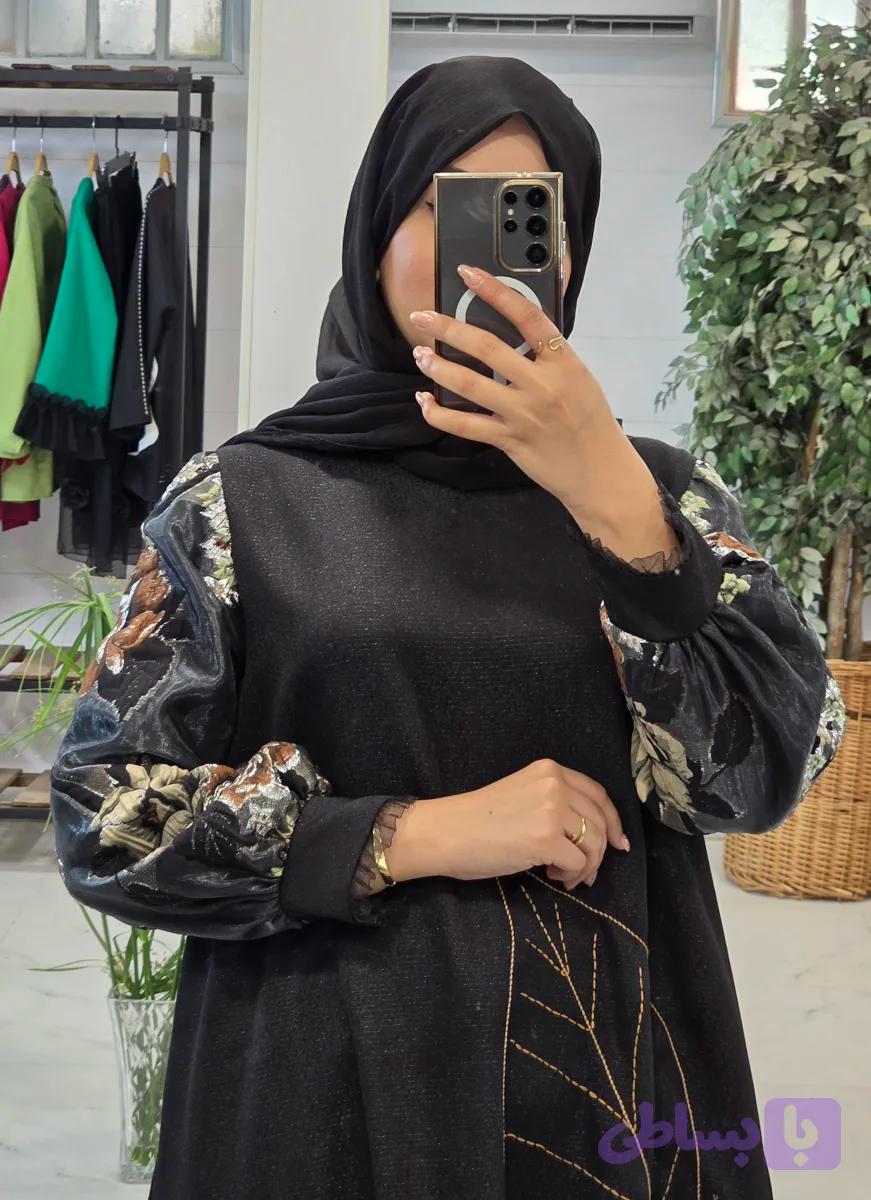 عبای بلند جلو بسته مدل ۵۰۷