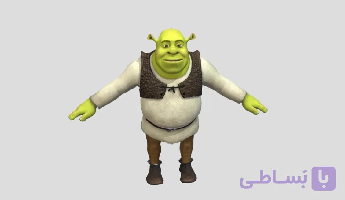 دانلود مدل سه بعدی خر شرک (همراه با تسکچر) — تصویر 1