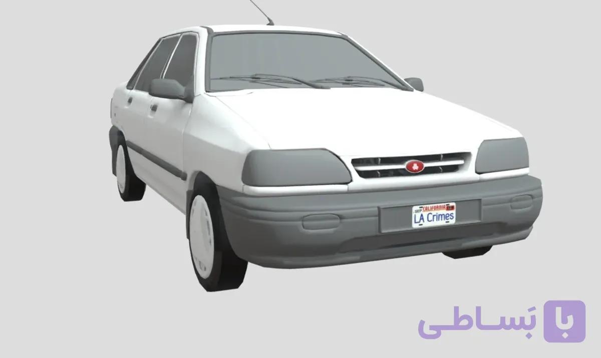 دانلود مدل سه بعدی پراید 131 (همراه با تسکچر) — تصویر 1