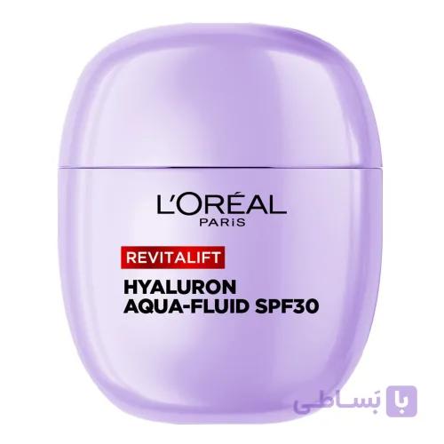 کرم آبرسان و حجم‌دهنده لورال مدل Revitalift حاوی هیالورونیک اسید با SPF30 حجم 40 میلی‌لیتر — تصویر 1