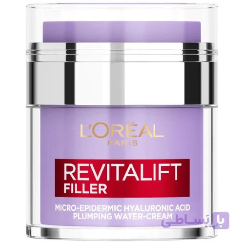 کرم آبرسان و حجم‌دهنده لورال مدل Revitalift Filler حجم 50 میلی‌لیتر — تصویر 1